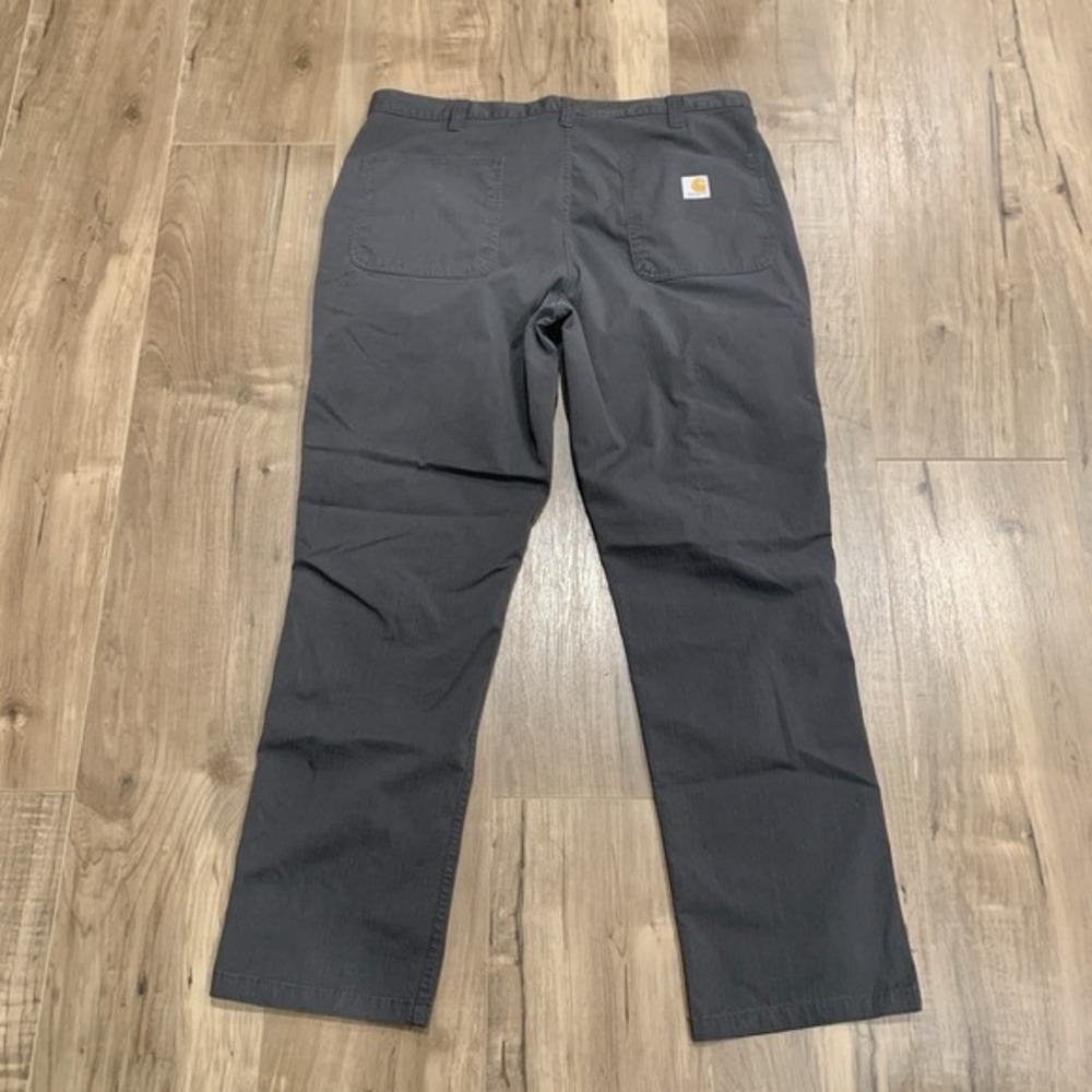 Carhartt Men's Carpenter 74533-33 Pants 36X32 Grey‎ Ripstop Relaxed Fit Workwear